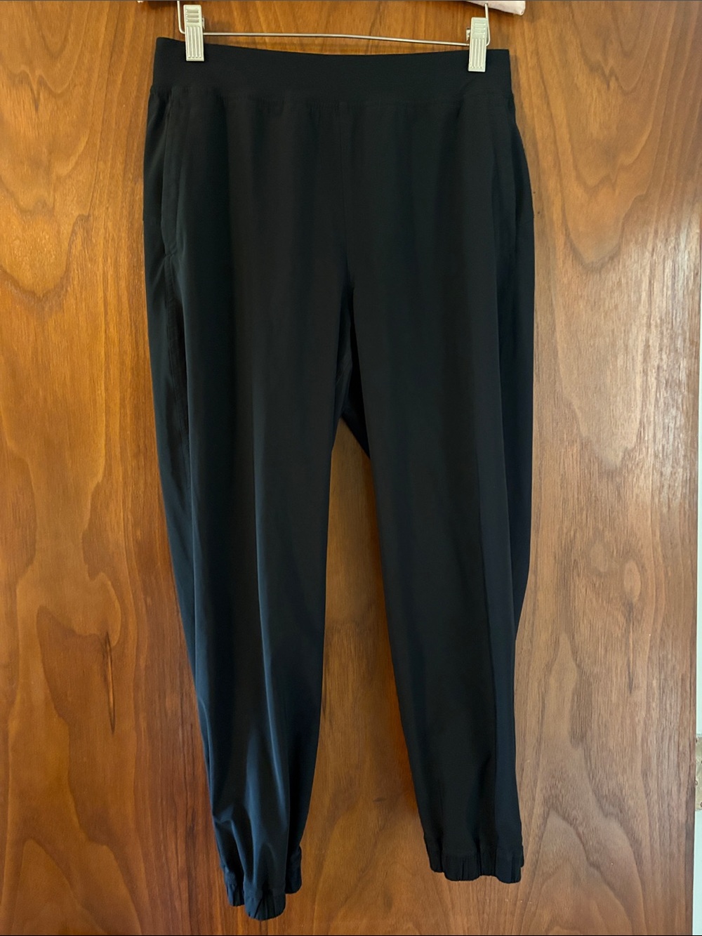 lululemon athletica Black Elastic-Cuff Track Joggers